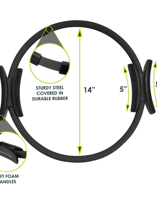 Load image into Gallery viewer, Pilates Resistance Ring for Strengthening Core Muscles
